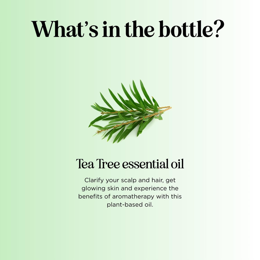 Pure Tea Tree Oil for Hair, Skin & Nails – 100% Pure, Undiluted (1 Fl Oz)