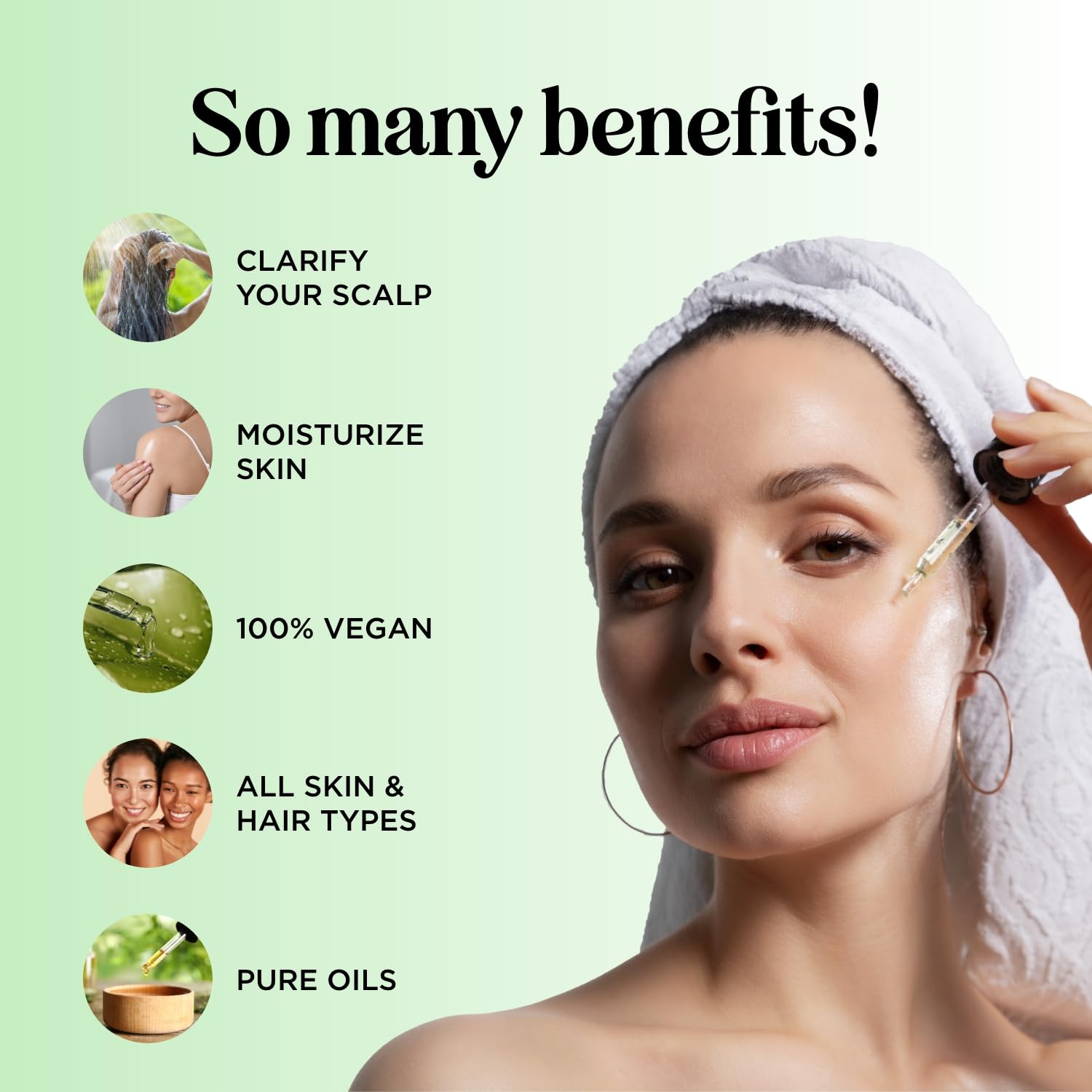Pure Tea Tree Oil for Hair, Skin & Nails – 100% Pure, Undiluted (1 Fl Oz)