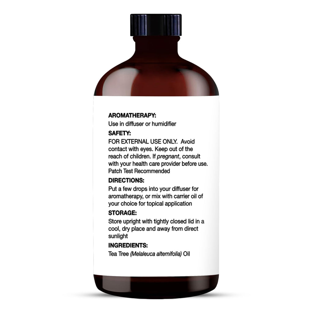 Tea Tree Essential Oil 4 fl oz – Majestic Pure, 100% Pure & Natural, Glass Dropper