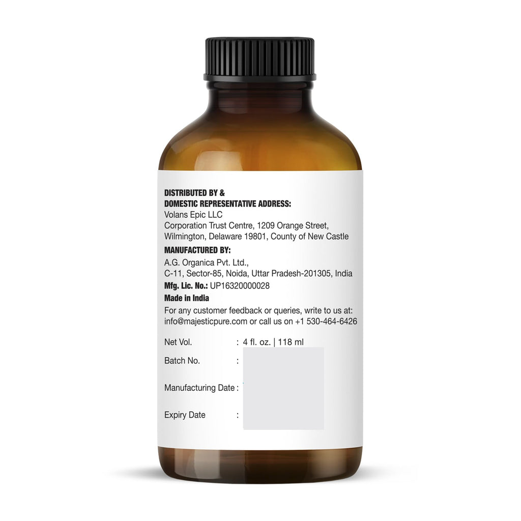 Tea Tree Essential Oil 4 fl oz – Majestic Pure, 100% Pure & Natural, Glass Dropper
