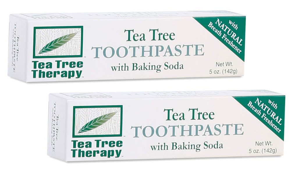 Tea Tree Therapy Toothpaste with Baking Soda 5 Oz – Pack of 2