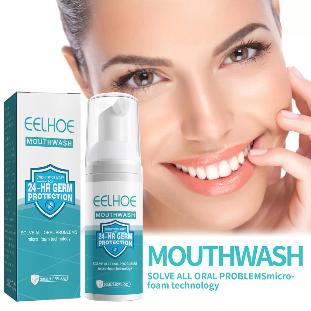 3Pcs Teeth Mouthwash Foam – Stain Removal & Fresh Breath (30ml x3)
