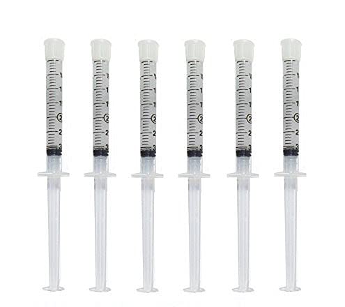 Teeth Whitening Gel 44% Carbamide Peroxide – 6 Syringes | At-Home Whitening Kit