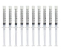 Teeth Whitening Gel Syringe Dispensers – 22% Carbamide Peroxide, 10 x 3ml Syringes