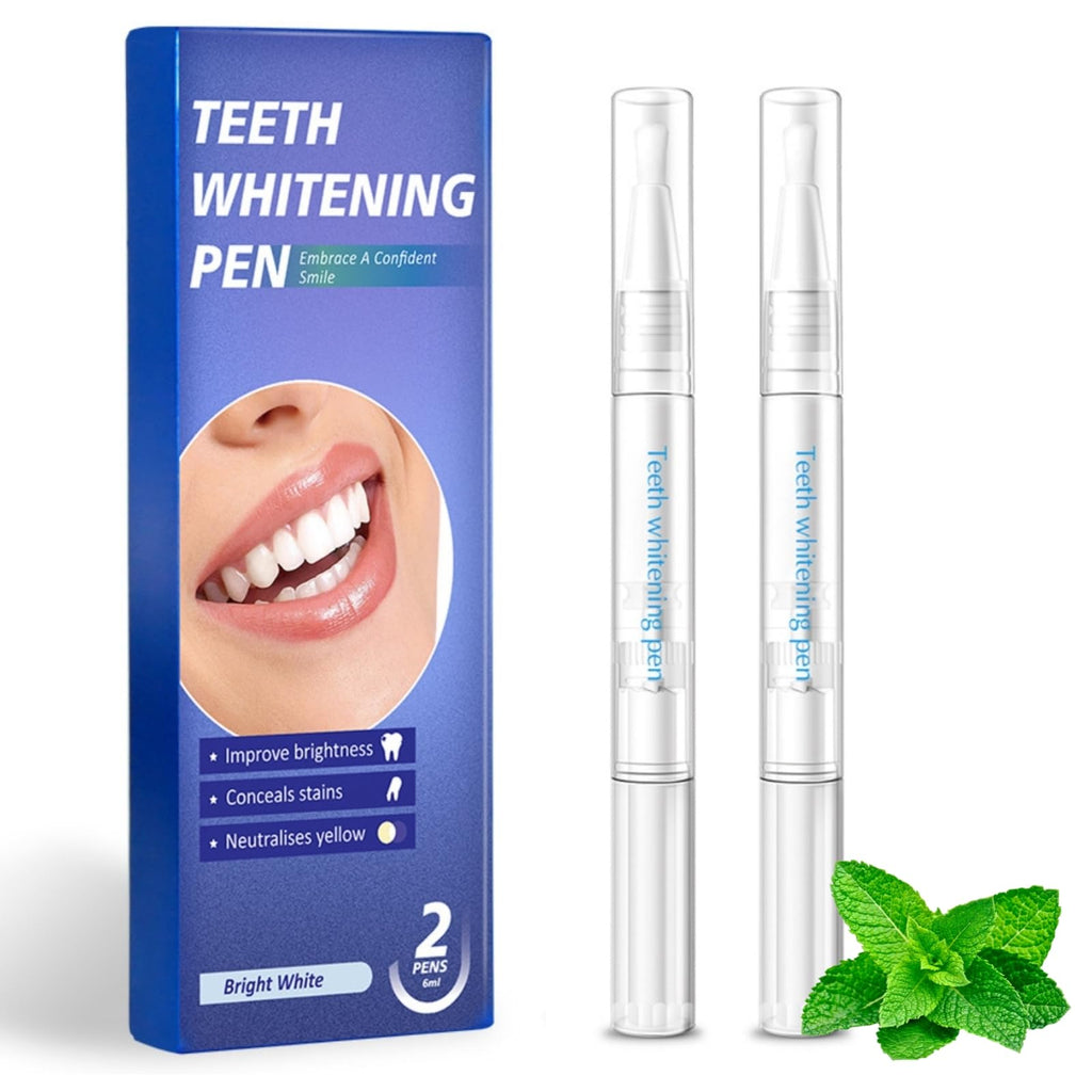 Teeth Whitening Pen Pack of 2 | Painless Teeth Whitener Kit