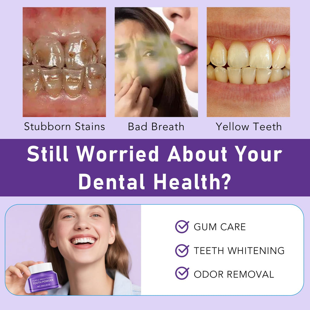 Teeth Whitening Powder - No Sensitivity & Stain Removal Booster