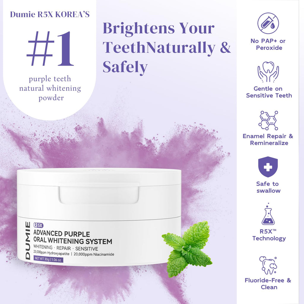 Hydroxyapatite Niacinamide Teeth Whitening Powder – Enamel Repair