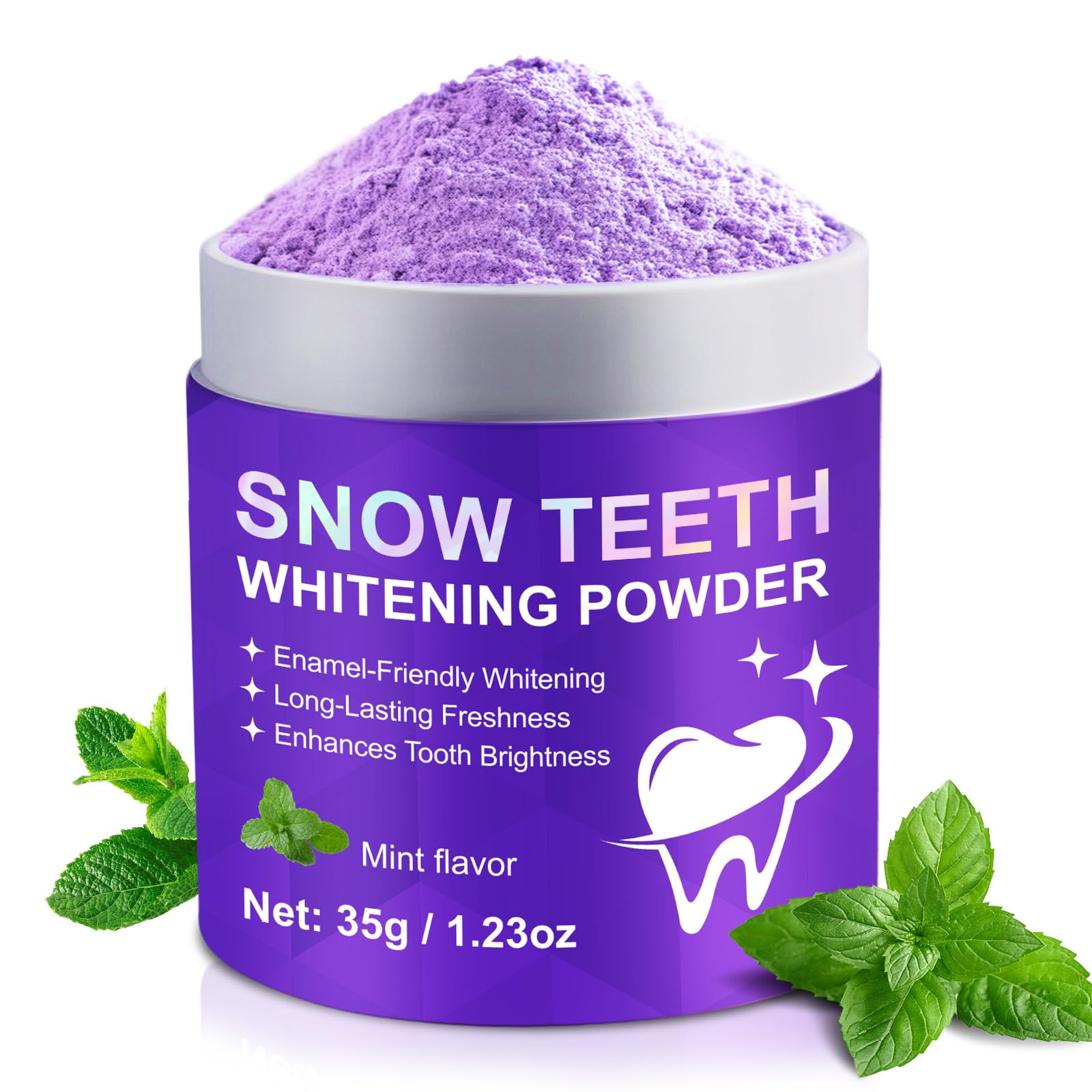 Teeth Whitening Powder with PAP+ – Peroxide-Free, Enamel Safe (35g)