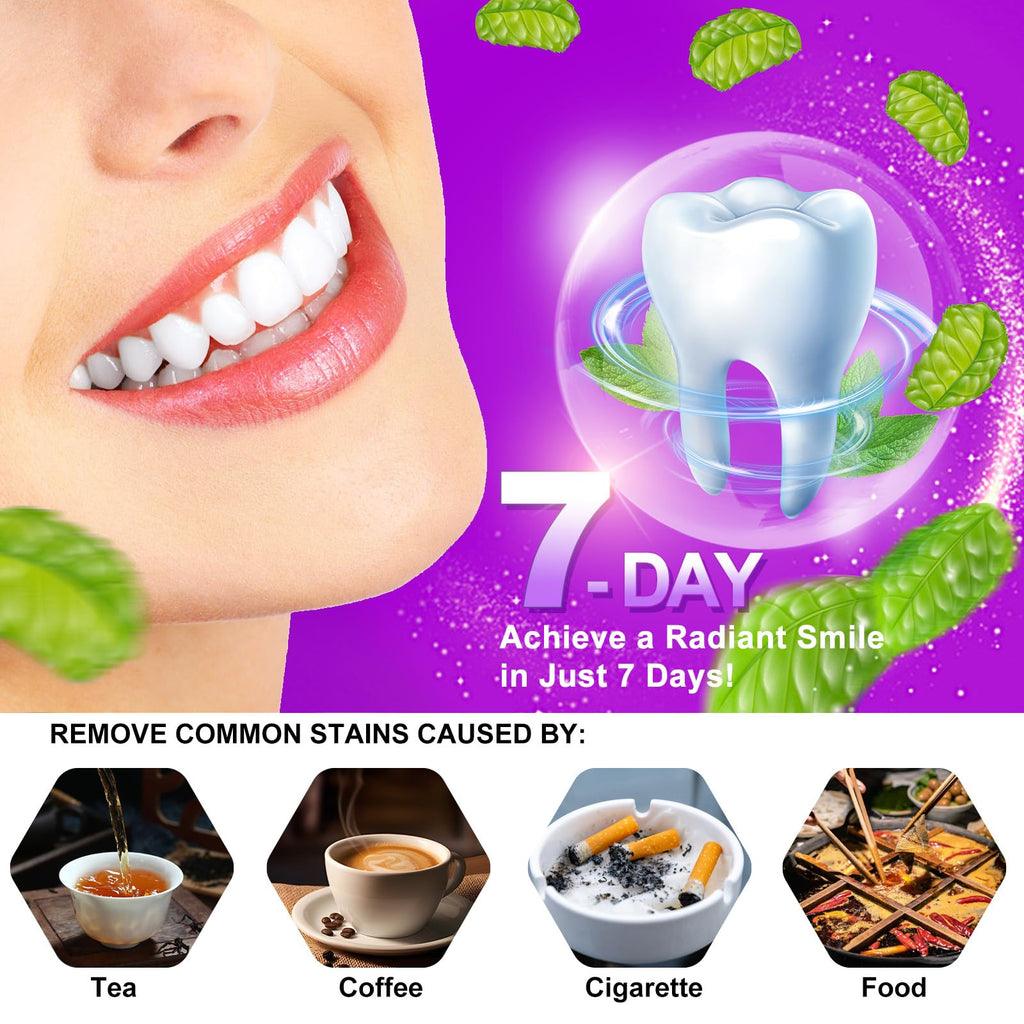 Teeth Whitening Strips - Peroxide Free, Sensitive Whitening (28pcs)