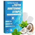 Teeth Whitening Strips – Enamel-Safe Vegan Kit (42 Strips)