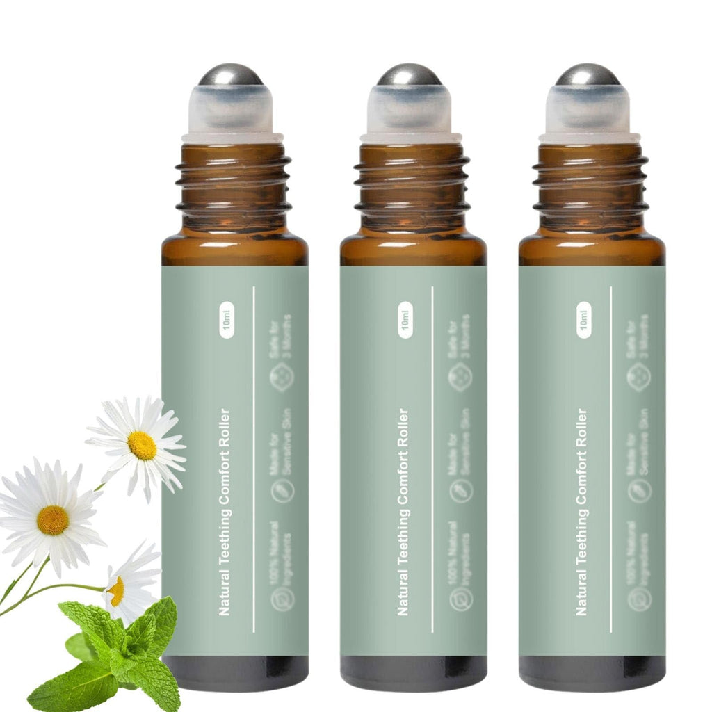 Teething Relief Roller | Natural and Gentle Tooth Relief Roller - Natural Gentle (3 PCS)