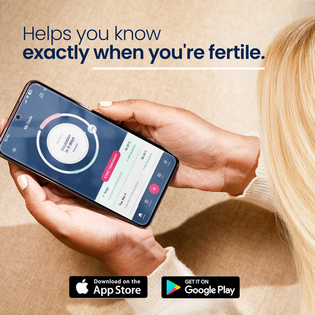 Tempdrop Wearable Ovulation Tracker — Sleep-Based BBT Monitor & Fertility App | TEMPDROP