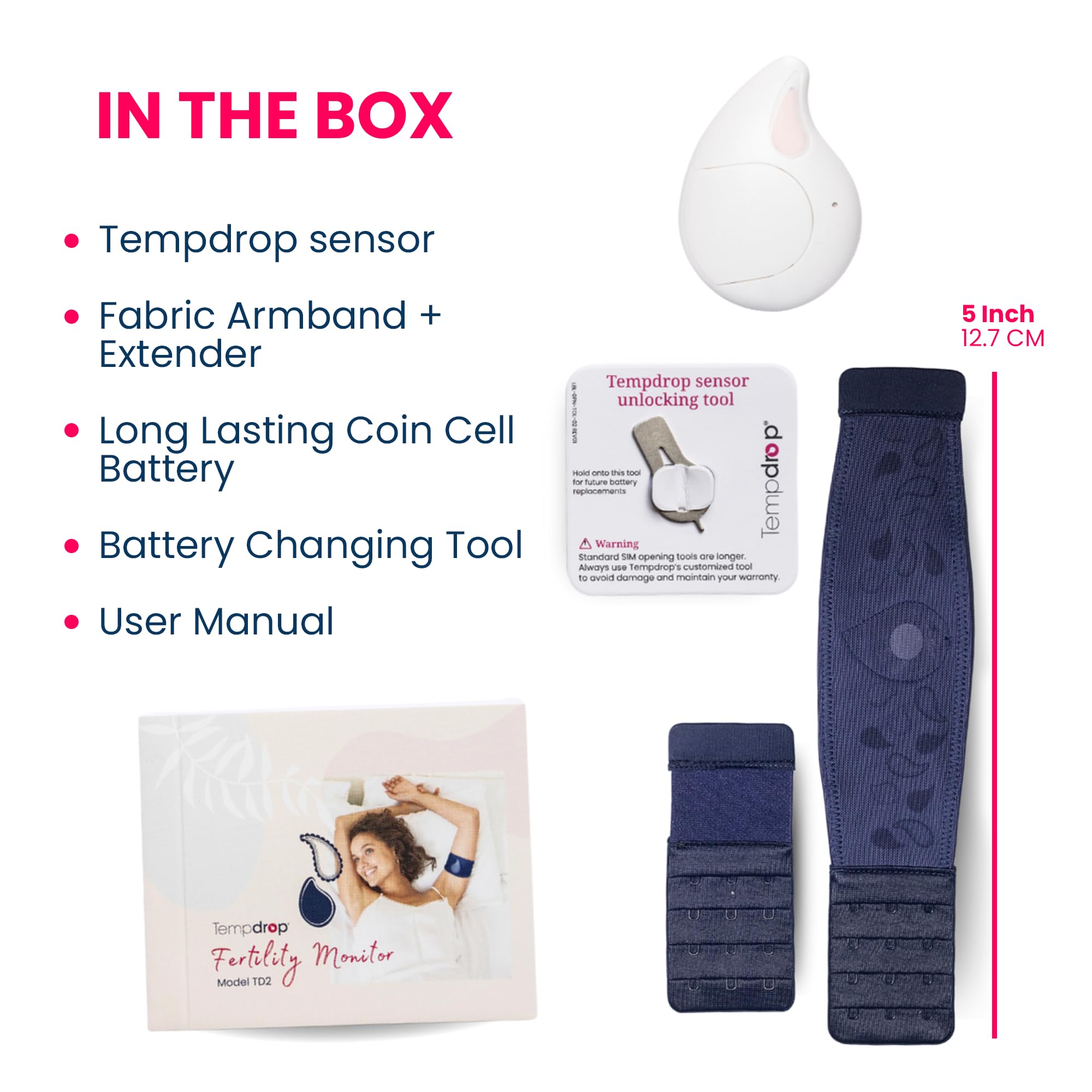 Tempdrop Wearable Ovulation Tracker — Sleep-Based BBT Monitor & Fertility App | TEMPDROP
