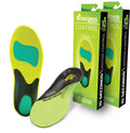Ten Seconds 3210 Motion Control Shoe Insoles – Arch Support, Deep Heel Cup, Metatarsal Pad | M14 (2 Pack)
