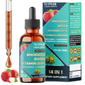 Tenmido 14in1 Rhodiola Rosea Tincture – Ashwagandha, Lion's Mane, Magnesium Glycinate/Citrate/Malate, L-Theanine & SAMe | 30ml