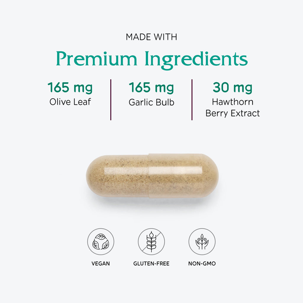 Vitanica Rauwolfia Extra - Heart Health Supplement with Magnesium, CoQ10 & Snakeroot (90 Vegan Caps)