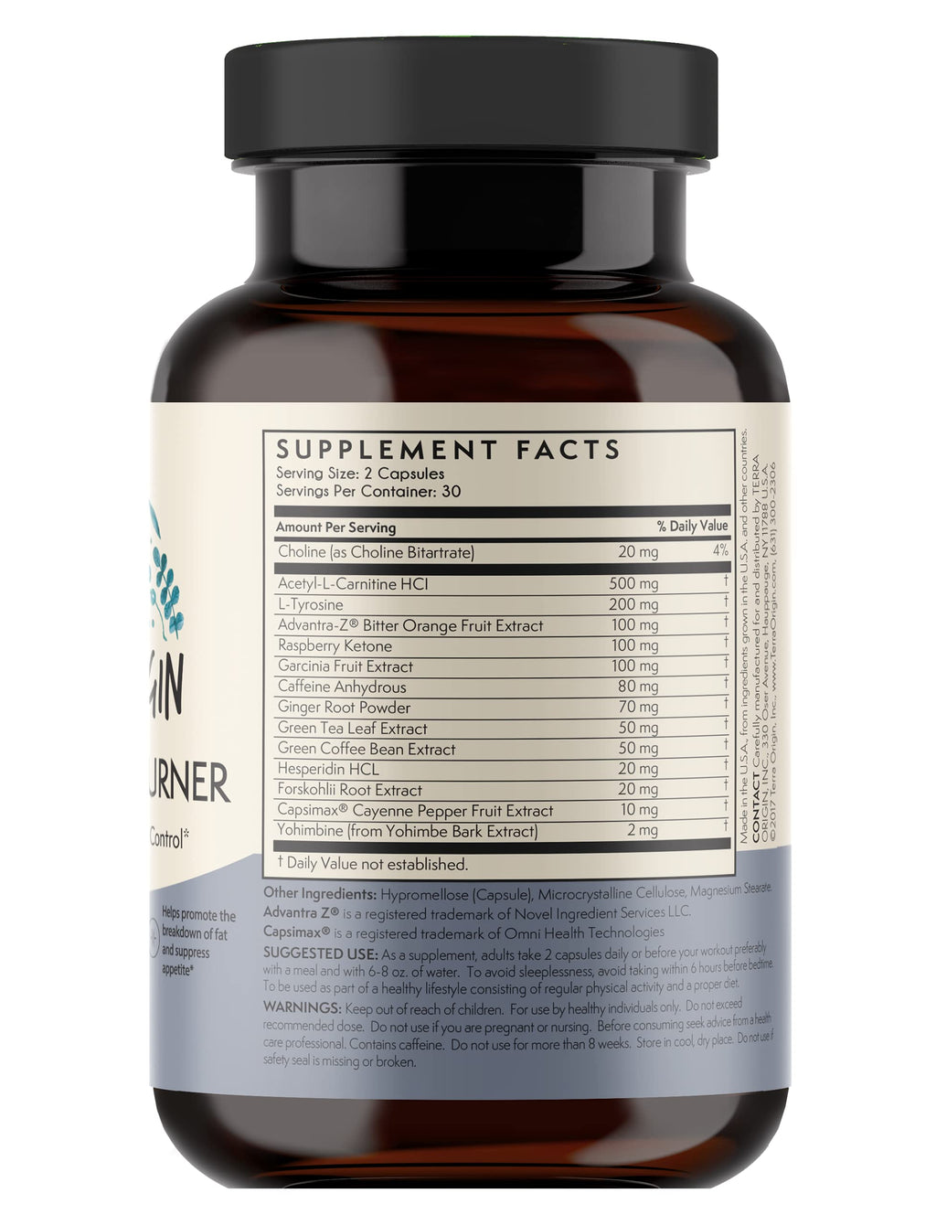 TERRA ORIGIN Metabolism Boost & Fat Loss – Amino Acids & Plant Extracts