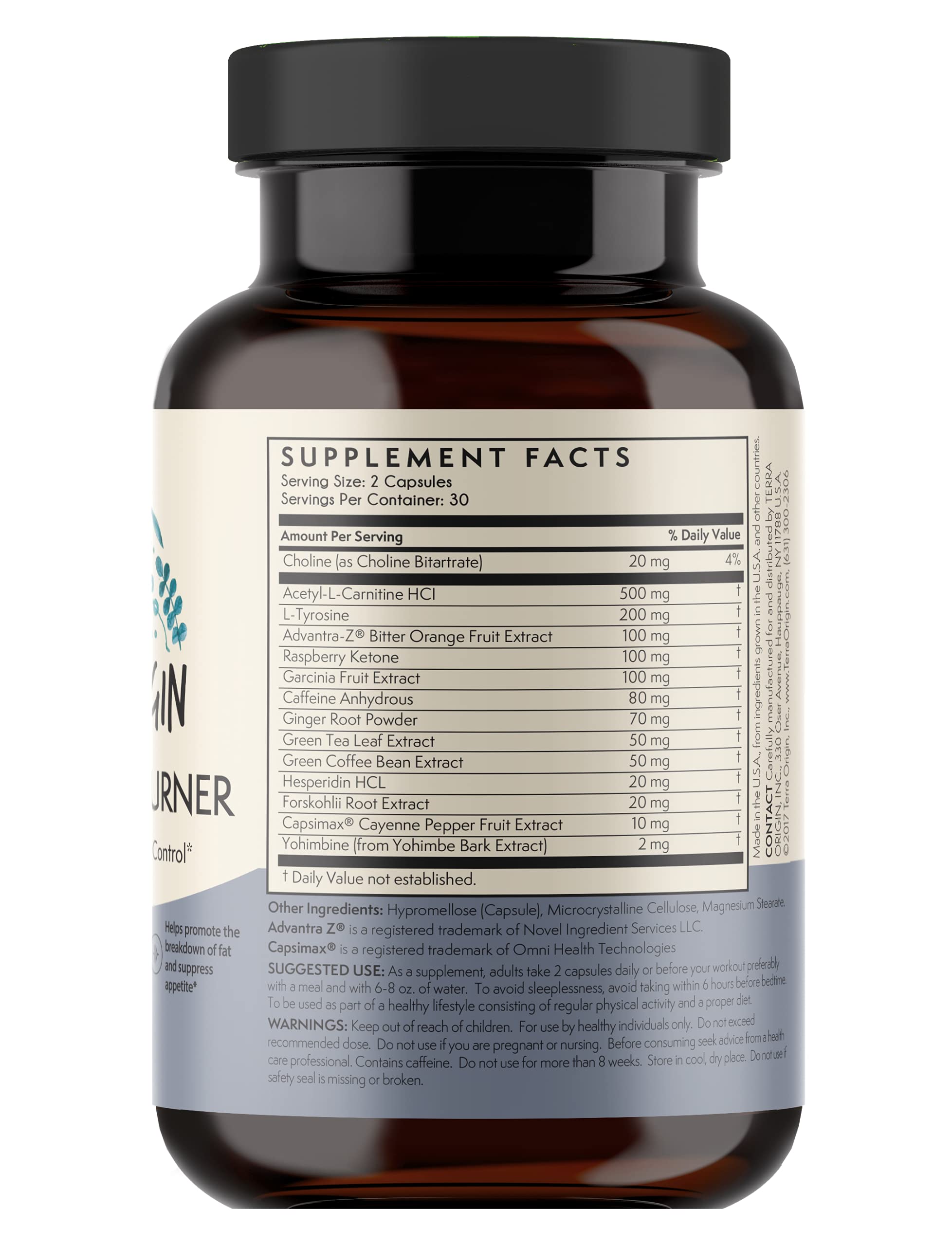 TERRA ORIGIN Metabolism Boost & Fat Loss – Amino Acids & Plant Extracts