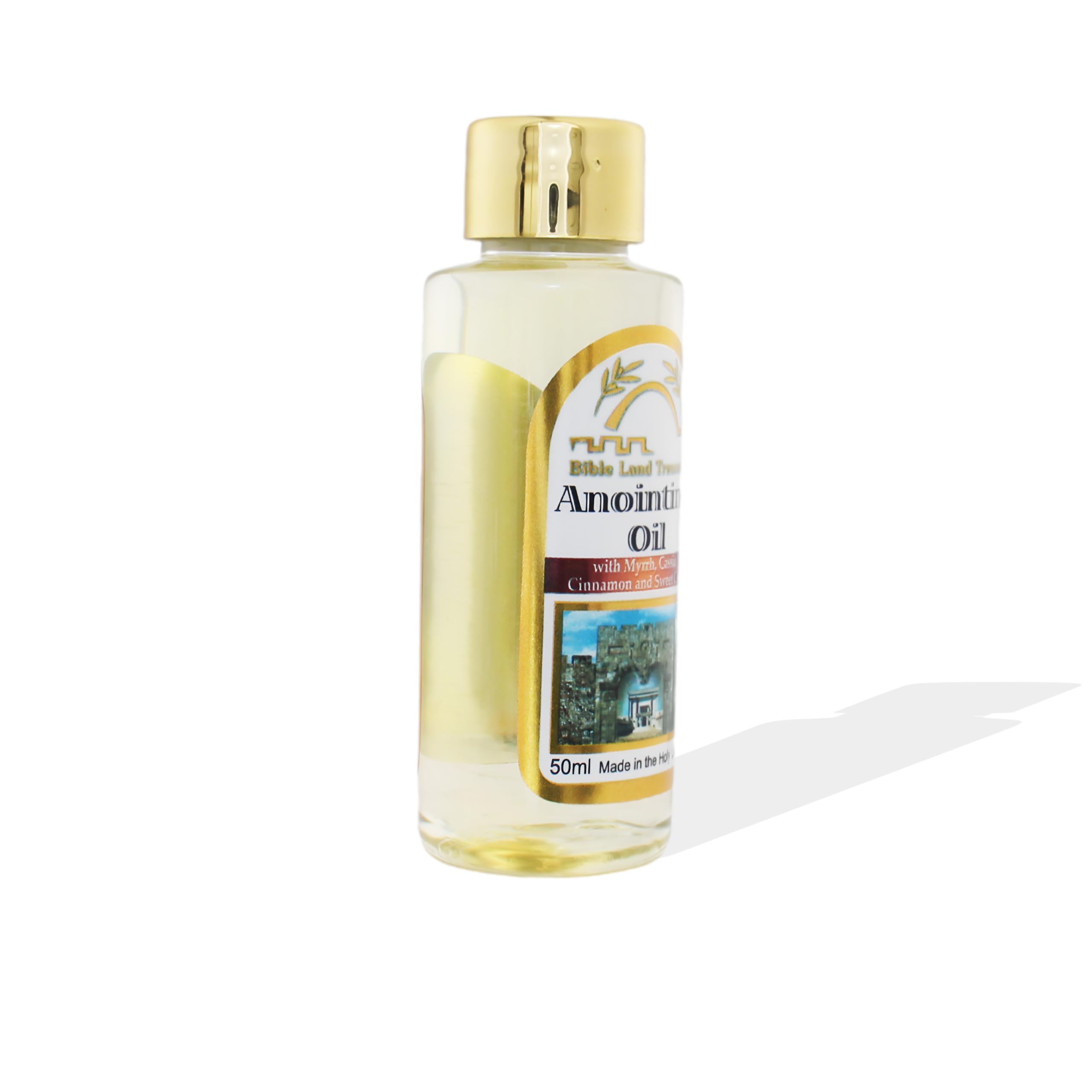 TerraSantaStore Bible Land Treasures Anointing Oil 2-Pack – Jerusalem of Gold & Temple Oil, 50ml Each
