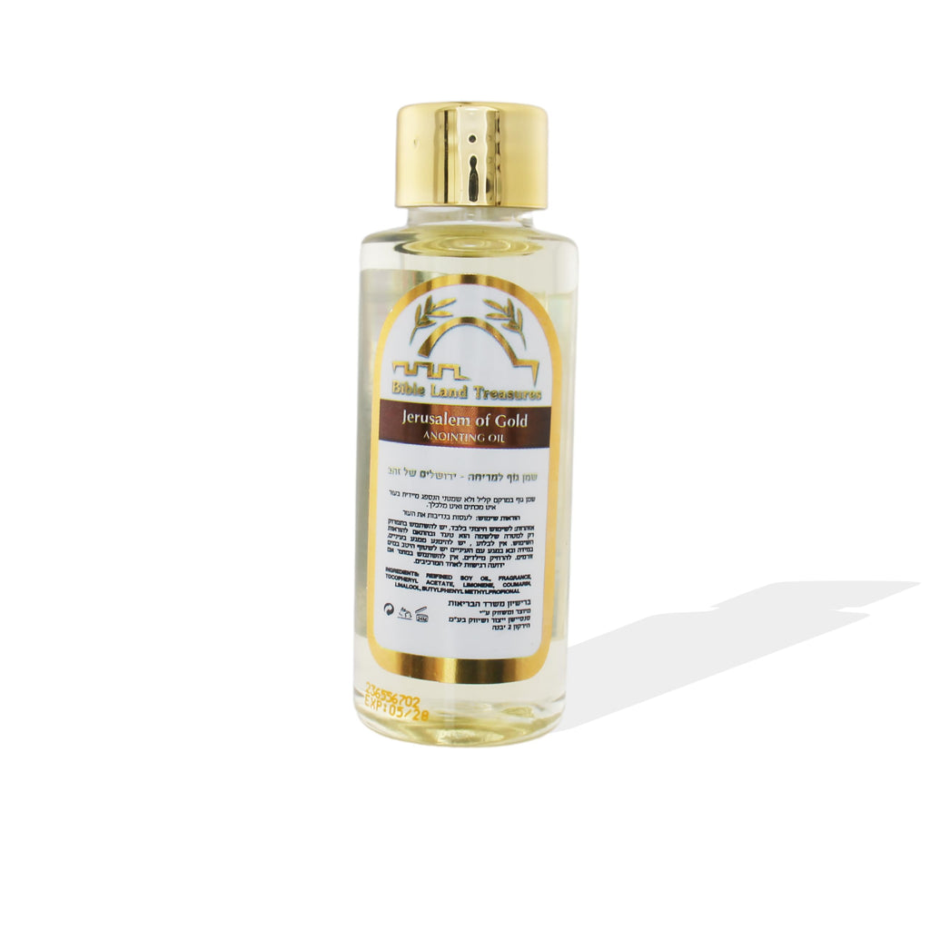TerraSantaStore Bible Land Treasures Anointing Oil 2-Pack – Jerusalem of Gold & Temple Oil, 50ml Each