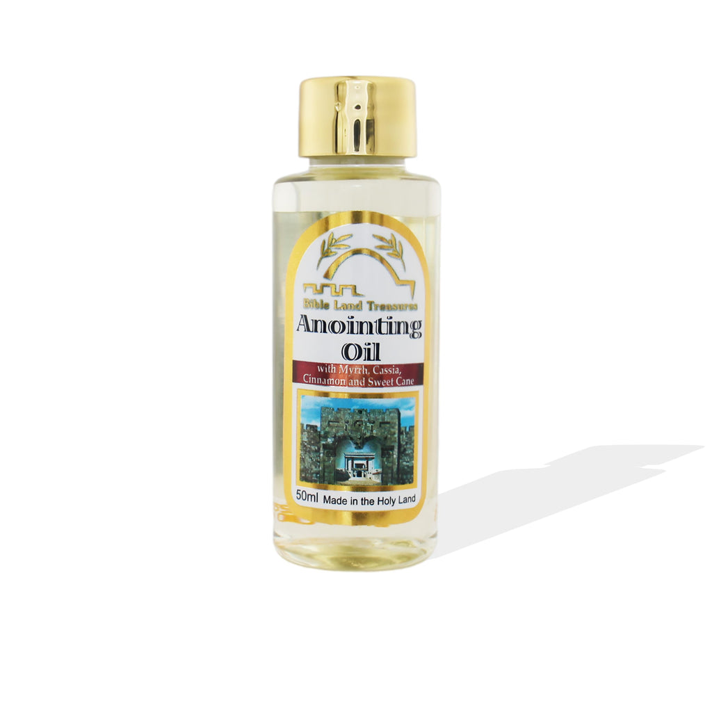 TerraSantaStore Bible Land Treasures Anointing Oil 2-Pack – Jerusalem of Gold & Temple Oil, 50ml Each