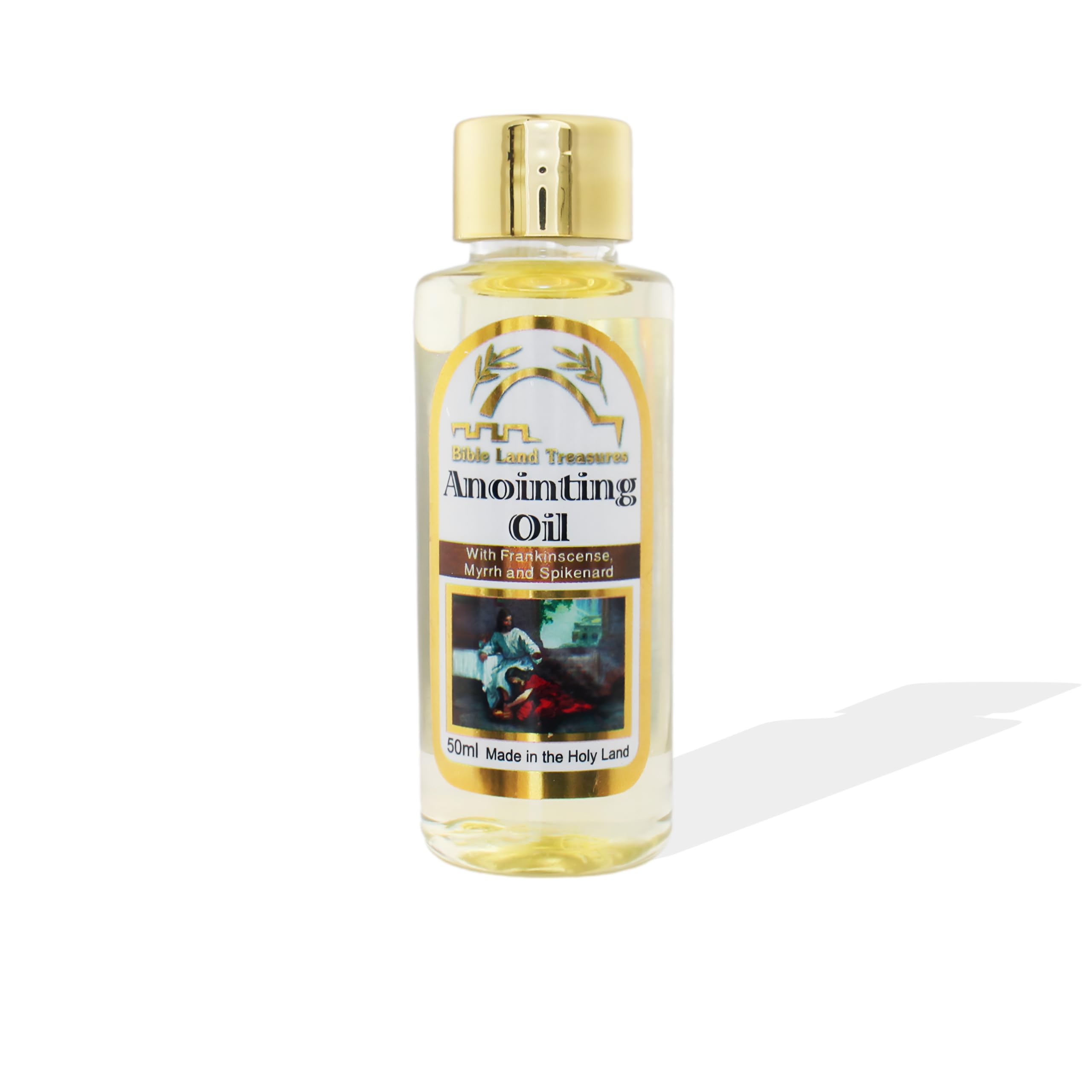 TerraSantaStore Bible Land Treasures Anointing Oil 2-Pack – Jerusalem of Gold & Temple Oil, 50ml Each