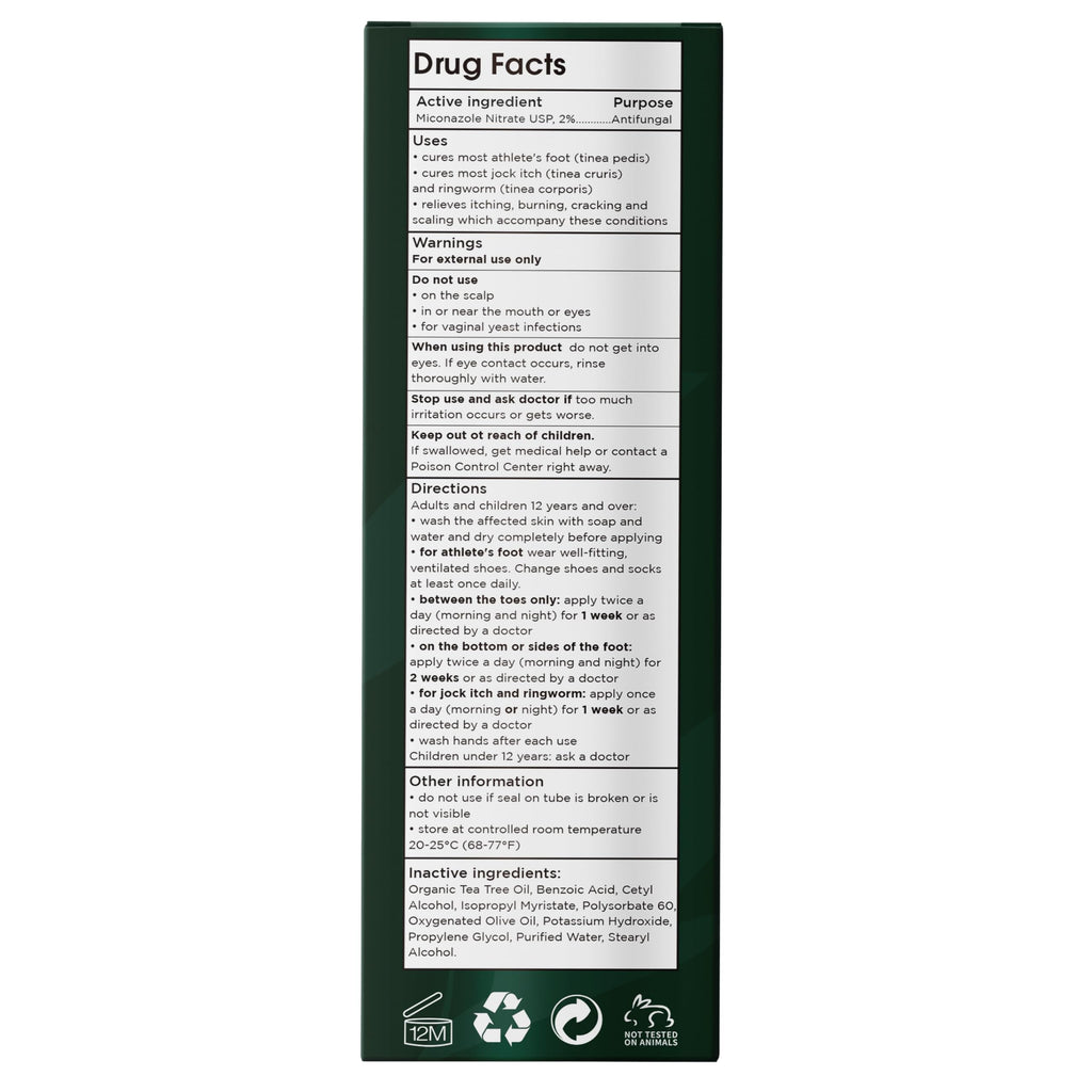 Terramed Just Think Comfort Foot Spray with Tea Tree Oil | Fast-Absorbing Antifungal Relief 120ml