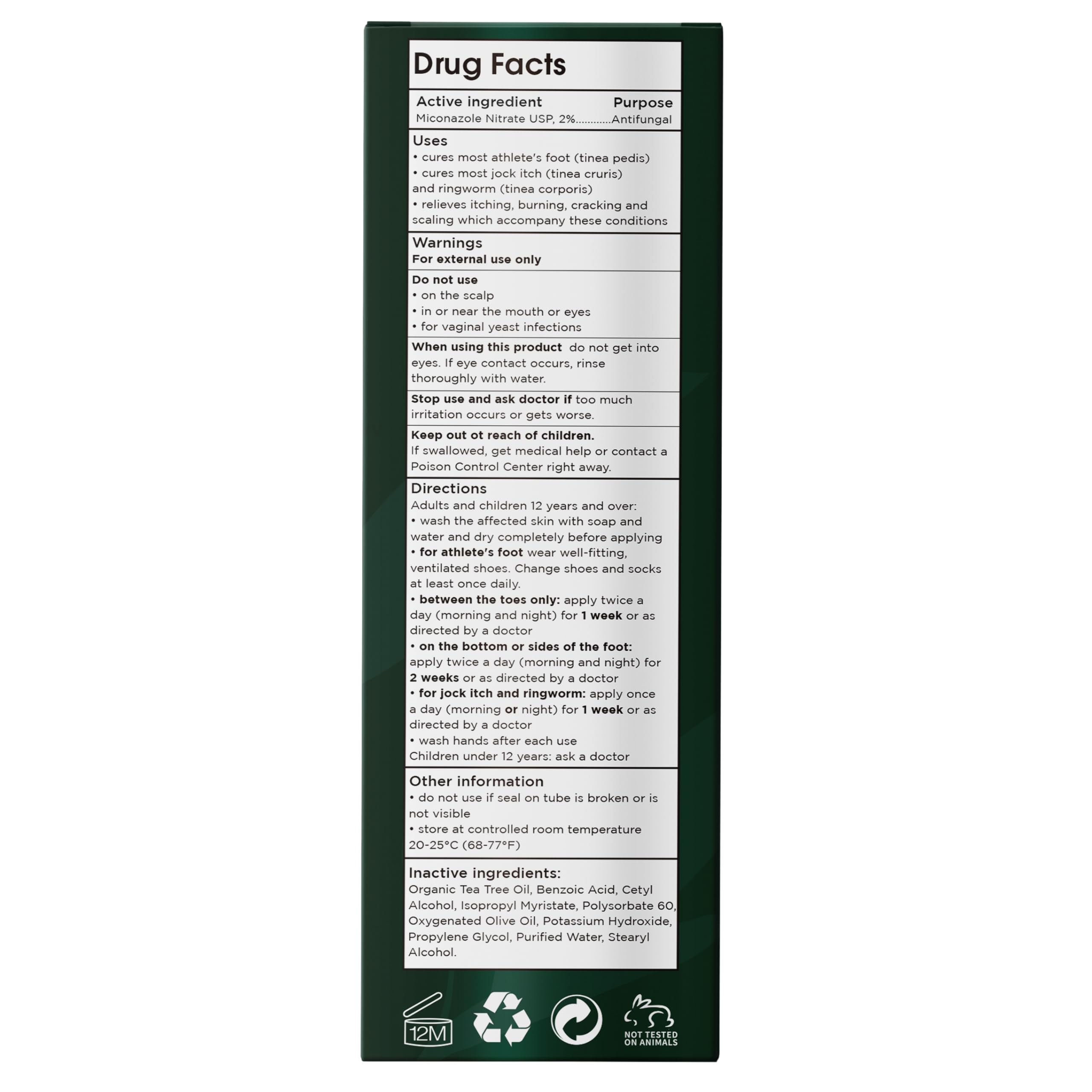Terramed Just Think Comfort Foot Spray with Tea Tree Oil | Fast-Absorbing Antifungal Relief 120ml