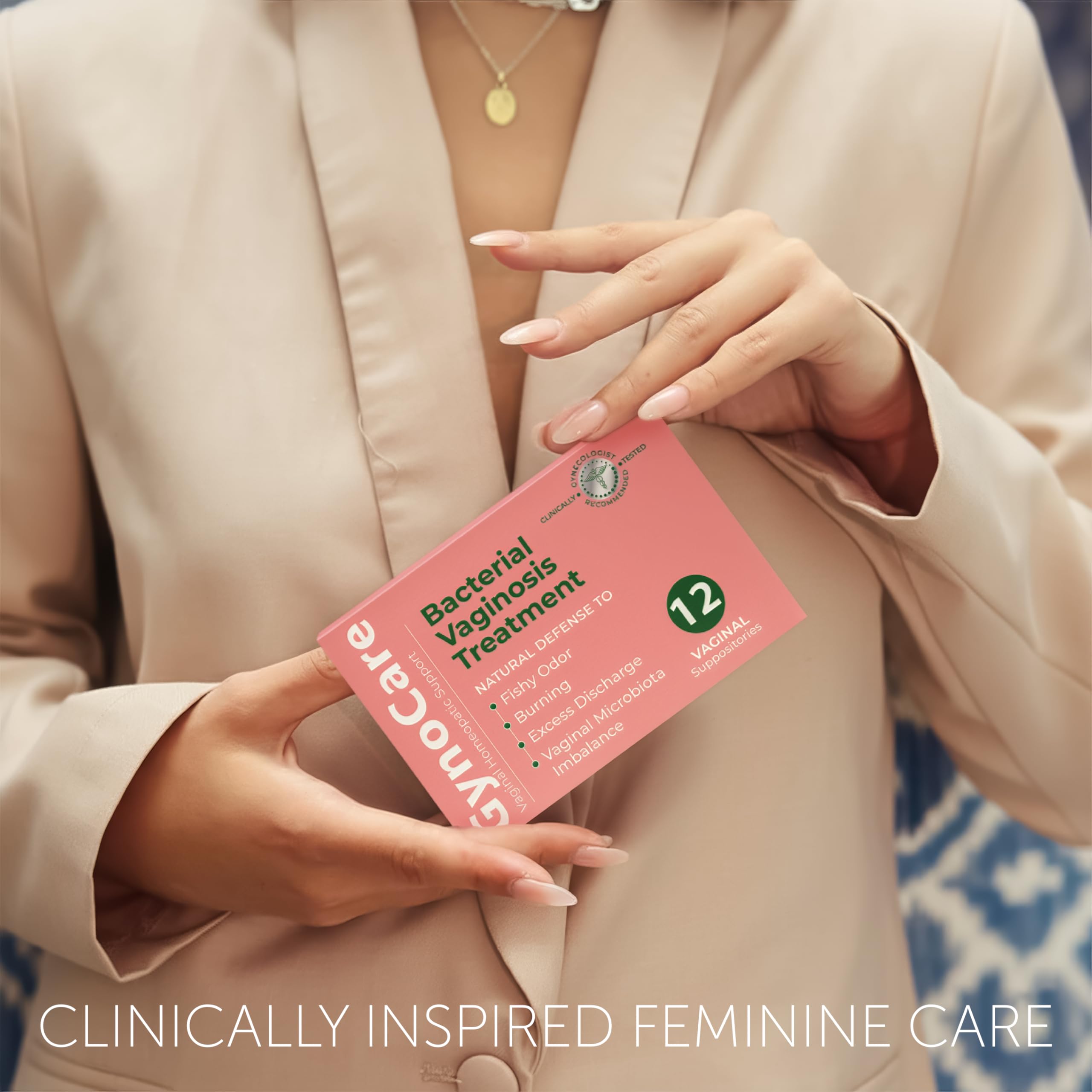 Terramed Just Think Comfort BV Treatment – 12 Boric Acid Suppositories for Women