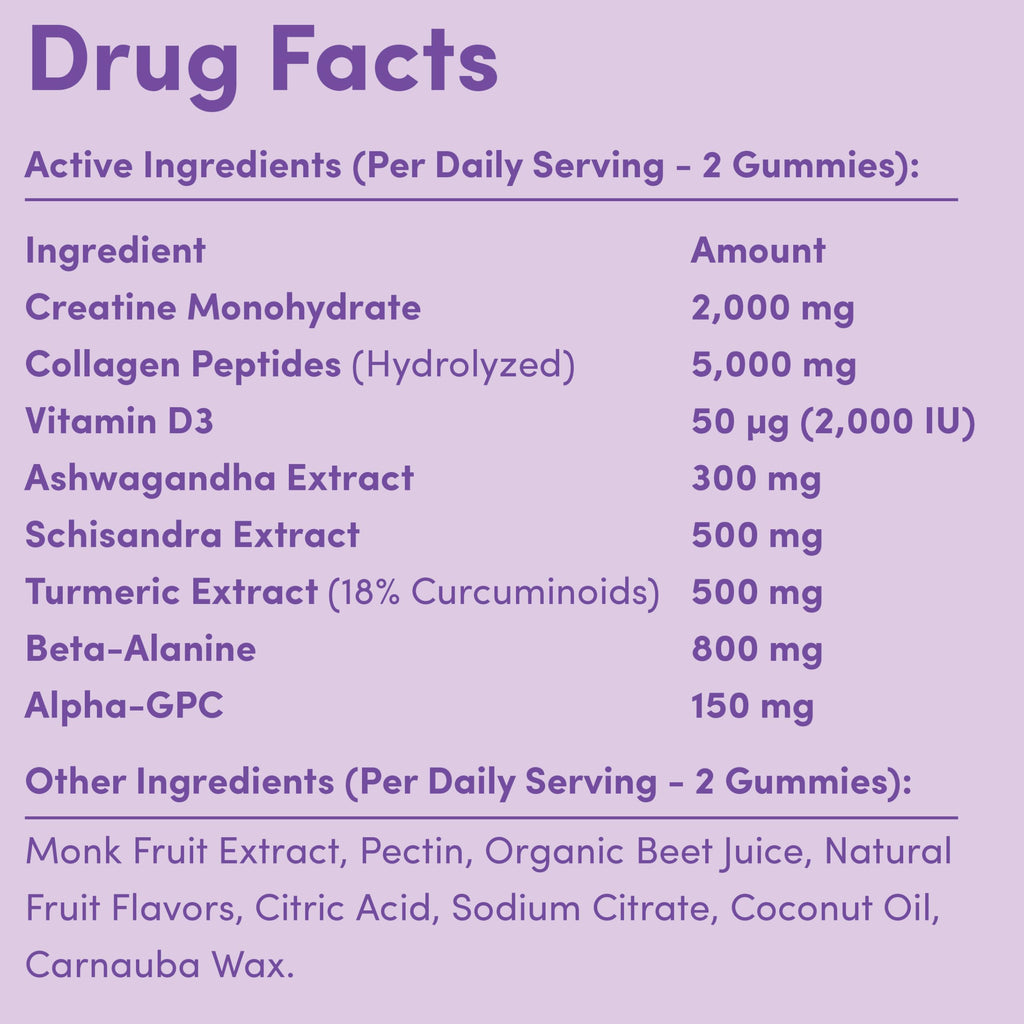 Terramed Just Think Comfort Menopause Gummies | Hormone-Free Relief, Sleep Support