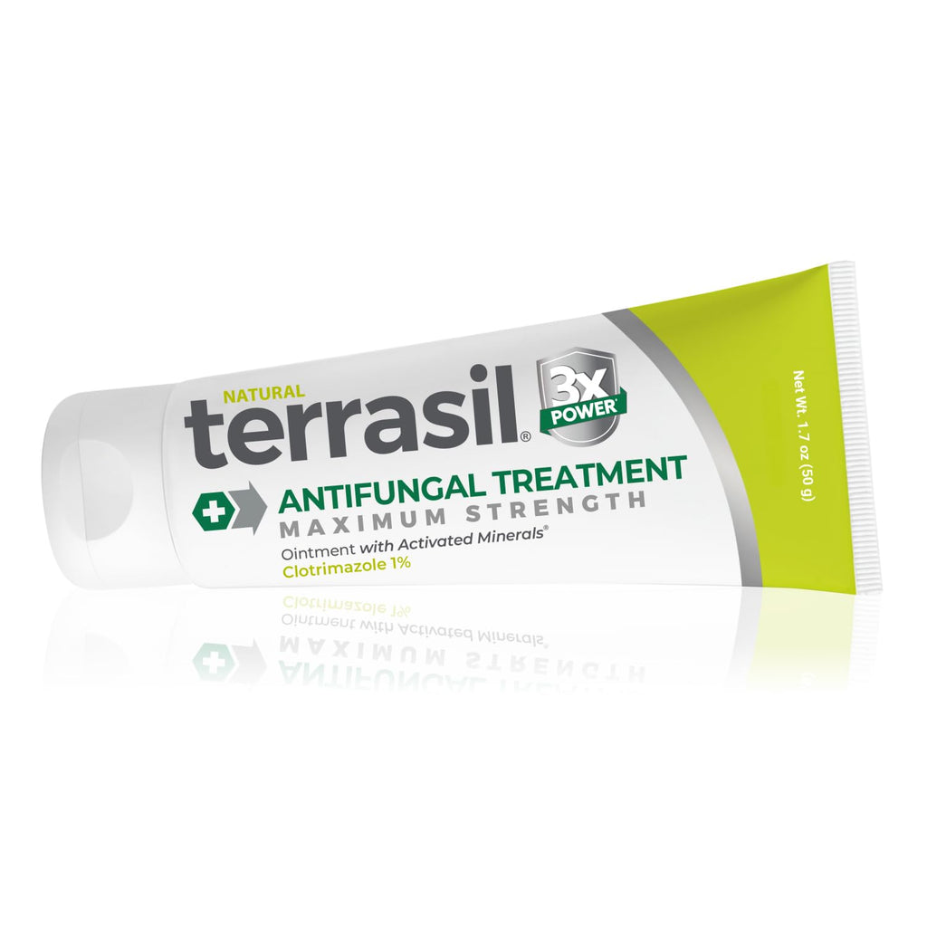 Terrasil Clotrimazole Antifungal Cream – Relief for Fungal Infections, 1.7 oz, FSA/HSA Eligible