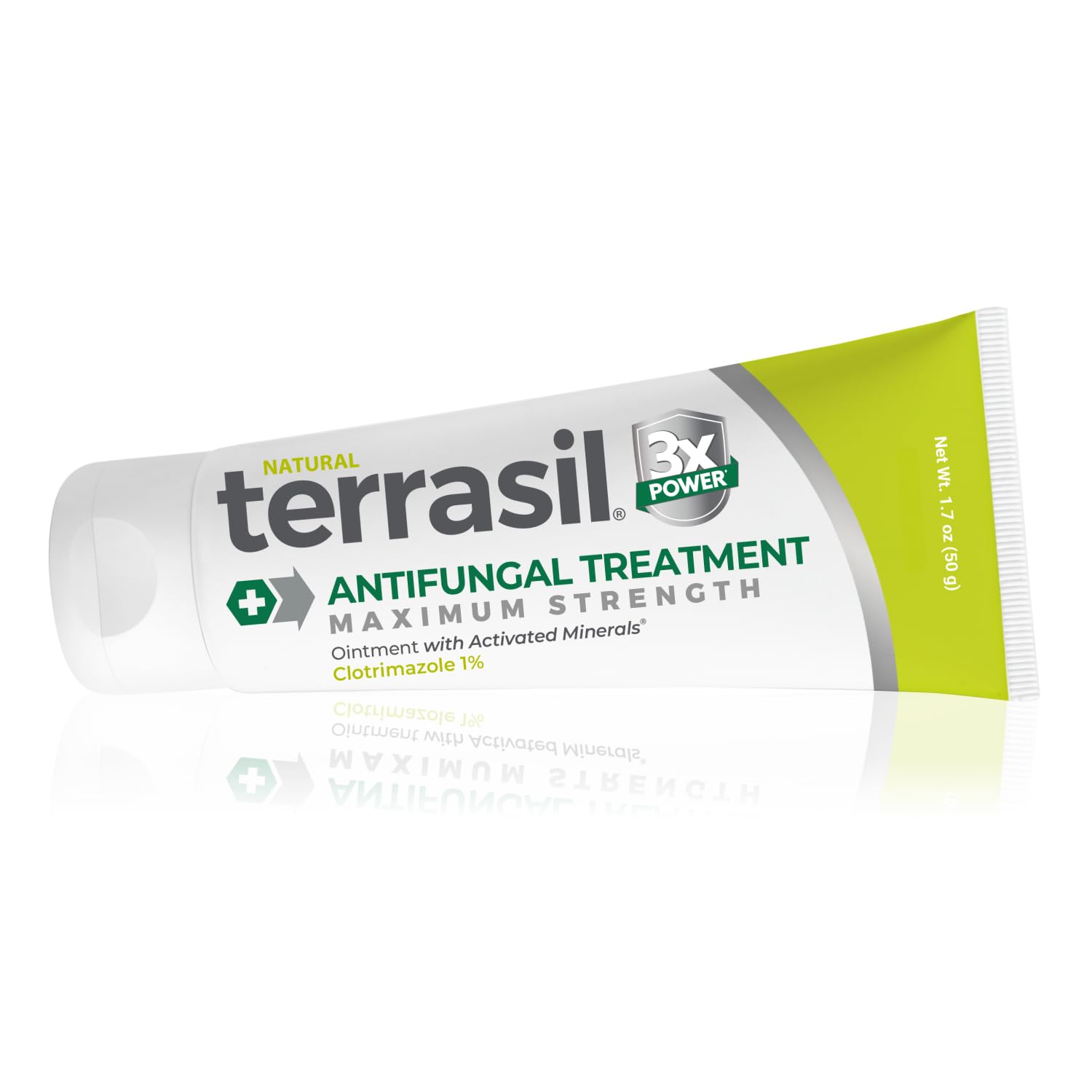 Terrasil Clotrimazole Antifungal Cream – Relief for Fungal Infections, 1.7 oz, FSA/HSA Eligible