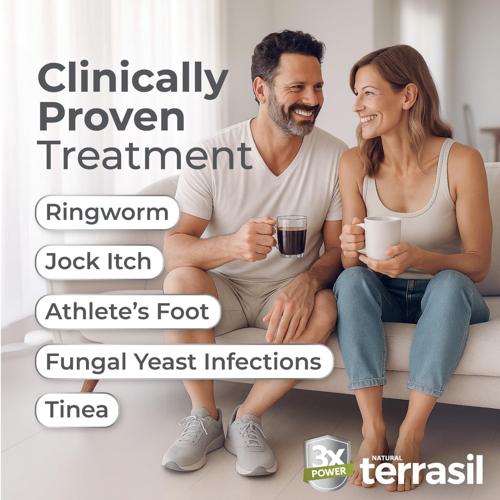 Terrasil Clotrimazole Antifungal Cream — Fast Relief for Ringworm, Jock Itch, Athlete's Foot | FSA/HSA Eligible (7oz)