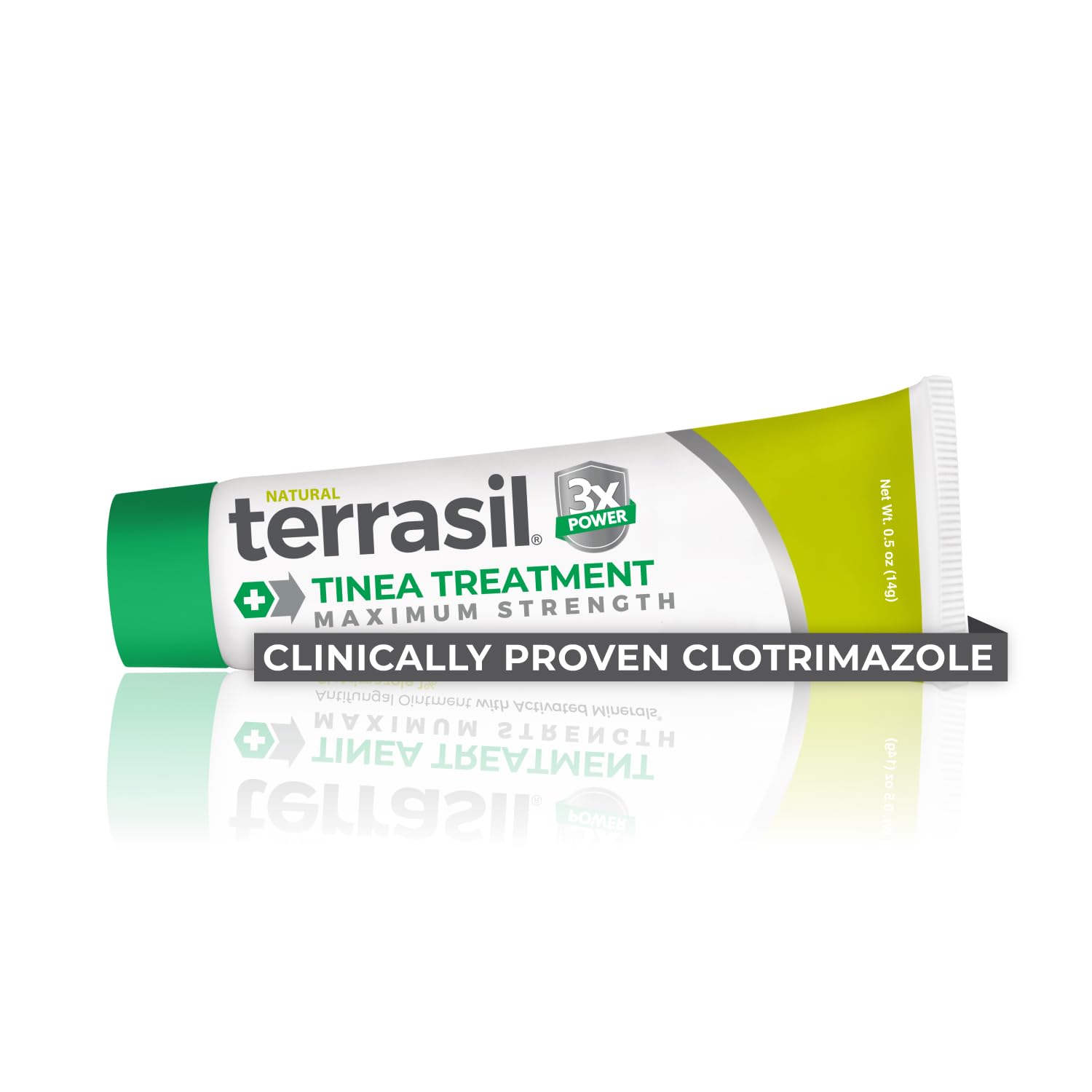 Terrasil Tinea Versicolor Treatment Cream Max Strength – 1% Clotrimazole Antifungal (0.5 oz)