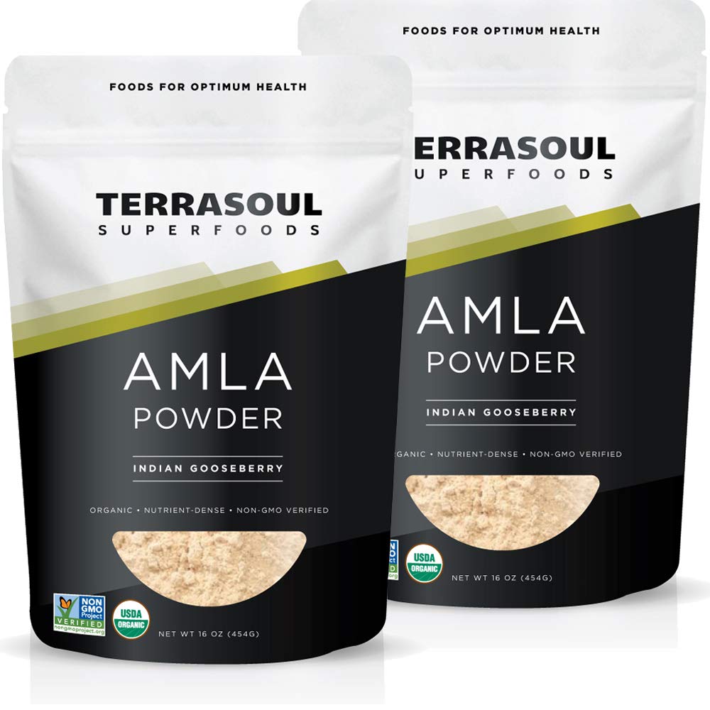 Terrasoul Organic Amla Berry Powder (Amalaki) – 2 Lbs, Vitamin C & Immunity Support