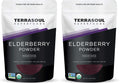 Terrasoul Organic Elderberry Powder - 4 oz Freeze-Dried (Pack of 2)