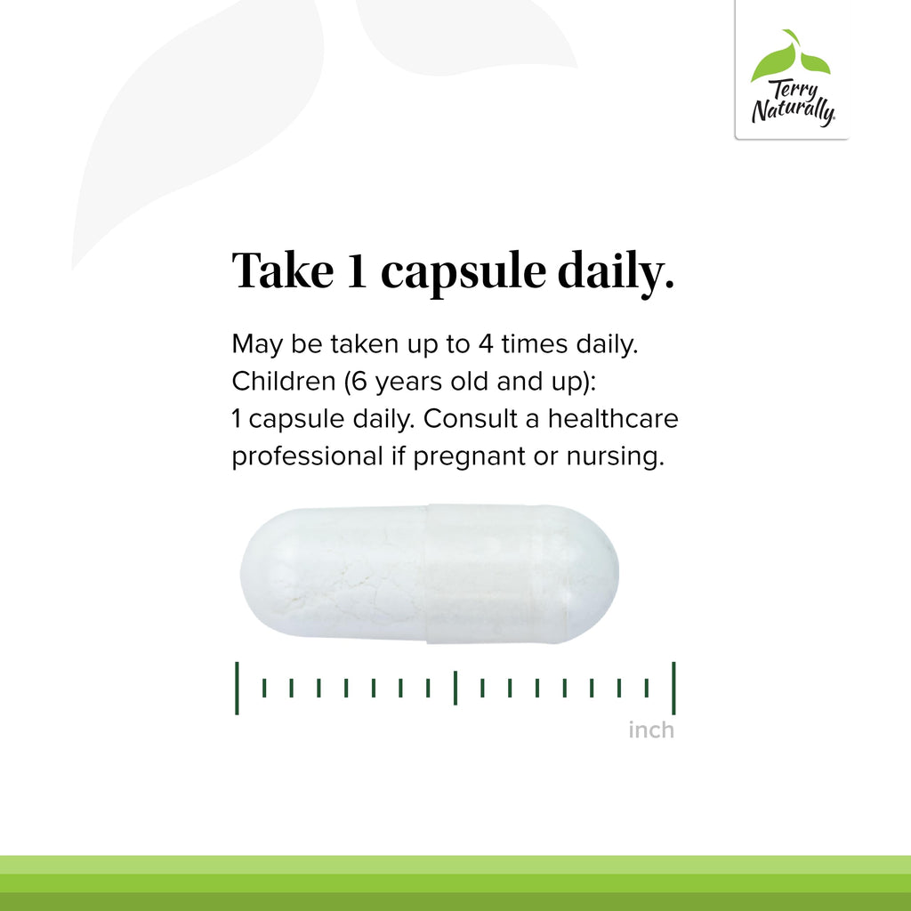 Terry Naturally BioActive Magnesium Complex – Bone & Heart Health Support – 120 Capsules