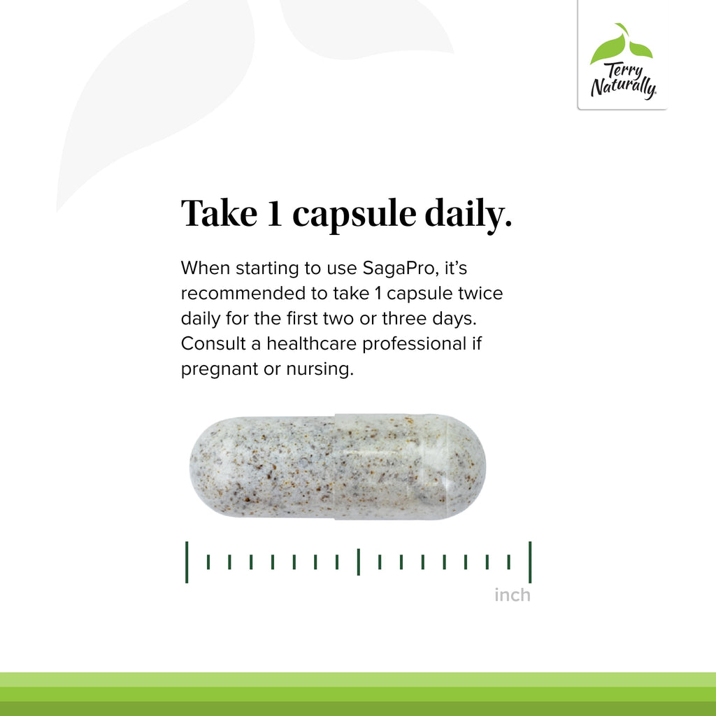 Terry Naturally SagePro Bladder: Bladder Support | Angelica Leaf Extract | Vegan 30 Capsules