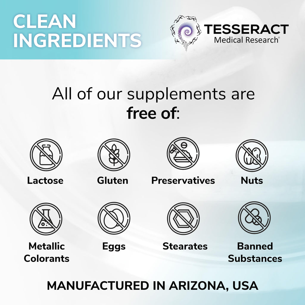 Tesseract SafeCell S-Acetyl Glutathione Supplement, 300mg, 60 Capsules – Bioavailability, Vegan, Hypoallergenic, Patented Delivery