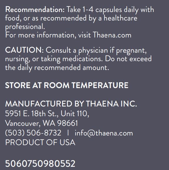 Thaena ThaenaBiotic Postbiotic - World's First Human-Derived Postbiotic Supplement - 90 Count