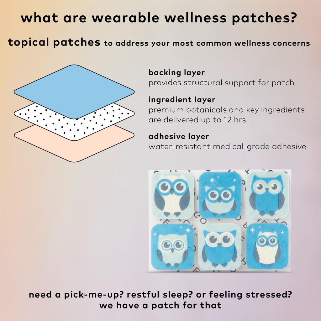 The Good Patch Nite Owl Patch – Natural Sleep Support for Kids (36 Patches)