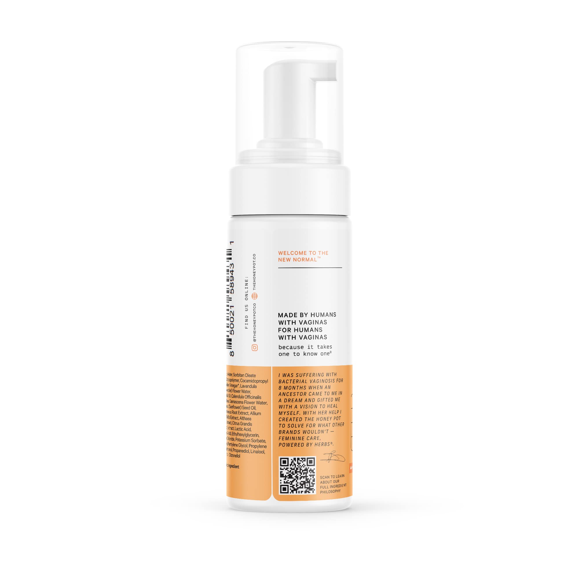 The Honey Pot Company - Herbal Infused Feminine Wash for Sensitive Skin | pH Balanced, Plant-Based Hygiene