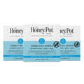The Honey Pot Company - Sensitive Feminine Wipes | Daily pH Balancing, Fragrance & Sulfate-Free, Individually Wrapped (15 Ct Pack of 3)