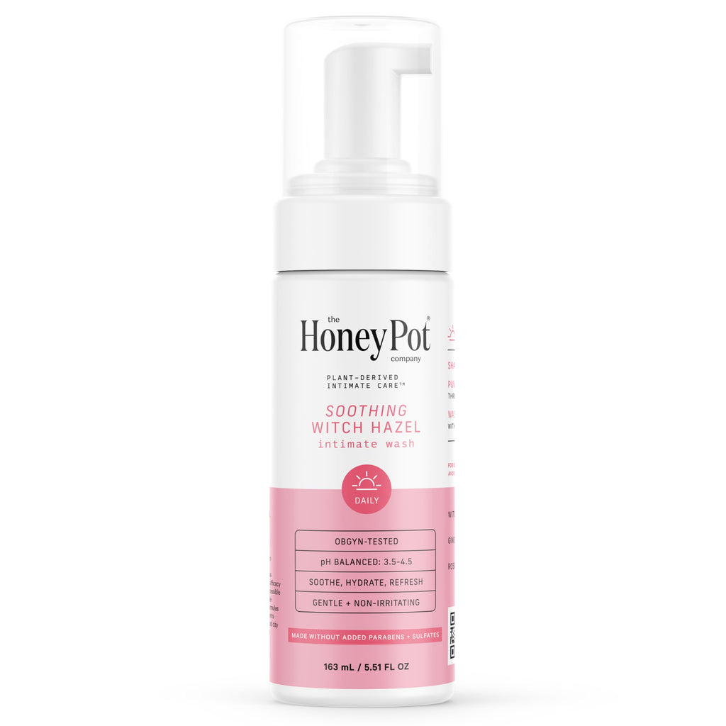 The Honey Pot Company Witch Hazel Feminine Wash – Postpartum Essentials, Pregnancy Safe, pH Balanced
