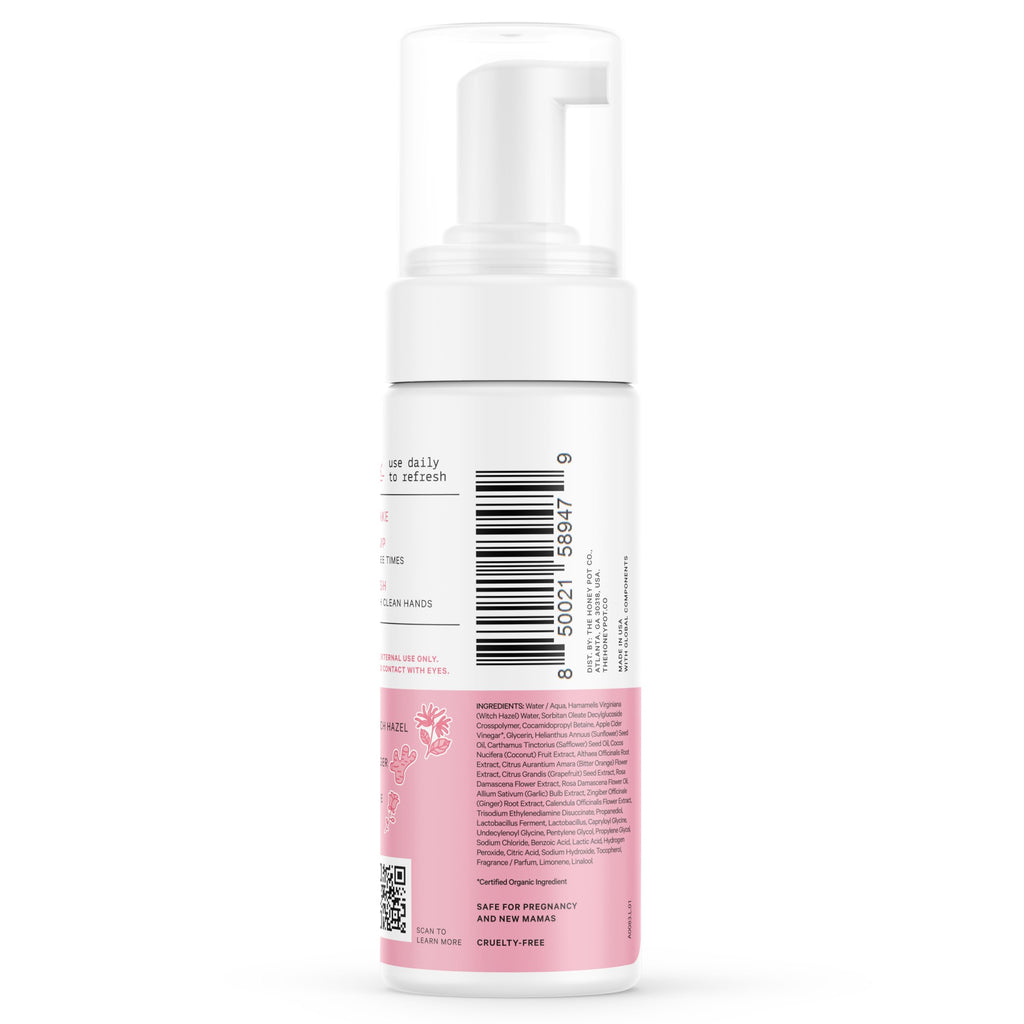 The Honey Pot Company Witch Hazel Feminine Wash – Postpartum Essentials, Pregnancy Safe, pH Balanced
