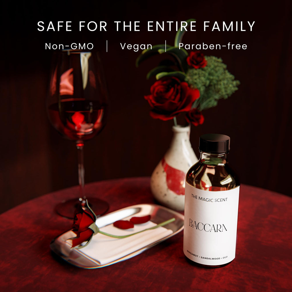 THE MAGIC SCENT Baccara Diffuser Oil – Hotel & Home Luxury Scents, 500 mL