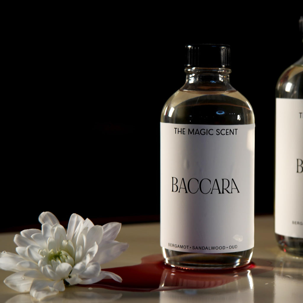 The Magic Scent Baccara Diffuser Oil – Baccarat Rouge Inspired Luxury for Home & Hotel (8.5 fl oz / 250 mL)