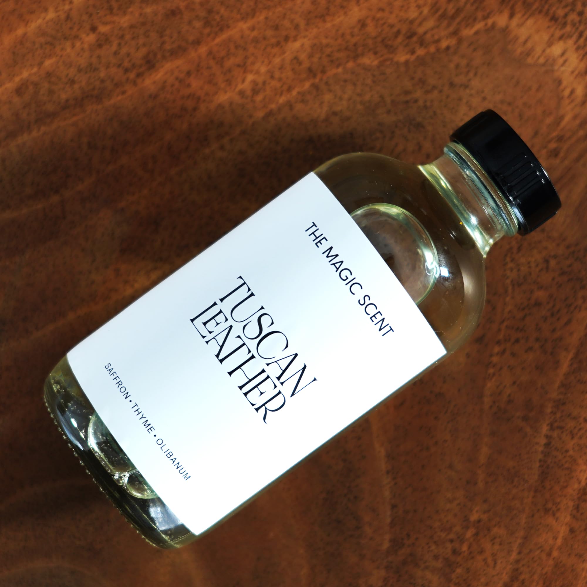 The Magic Scent Tuscan Leather Diffuser Oil - Hotel & Home Luxury Scents (16.9 fl oz / 500 mL)