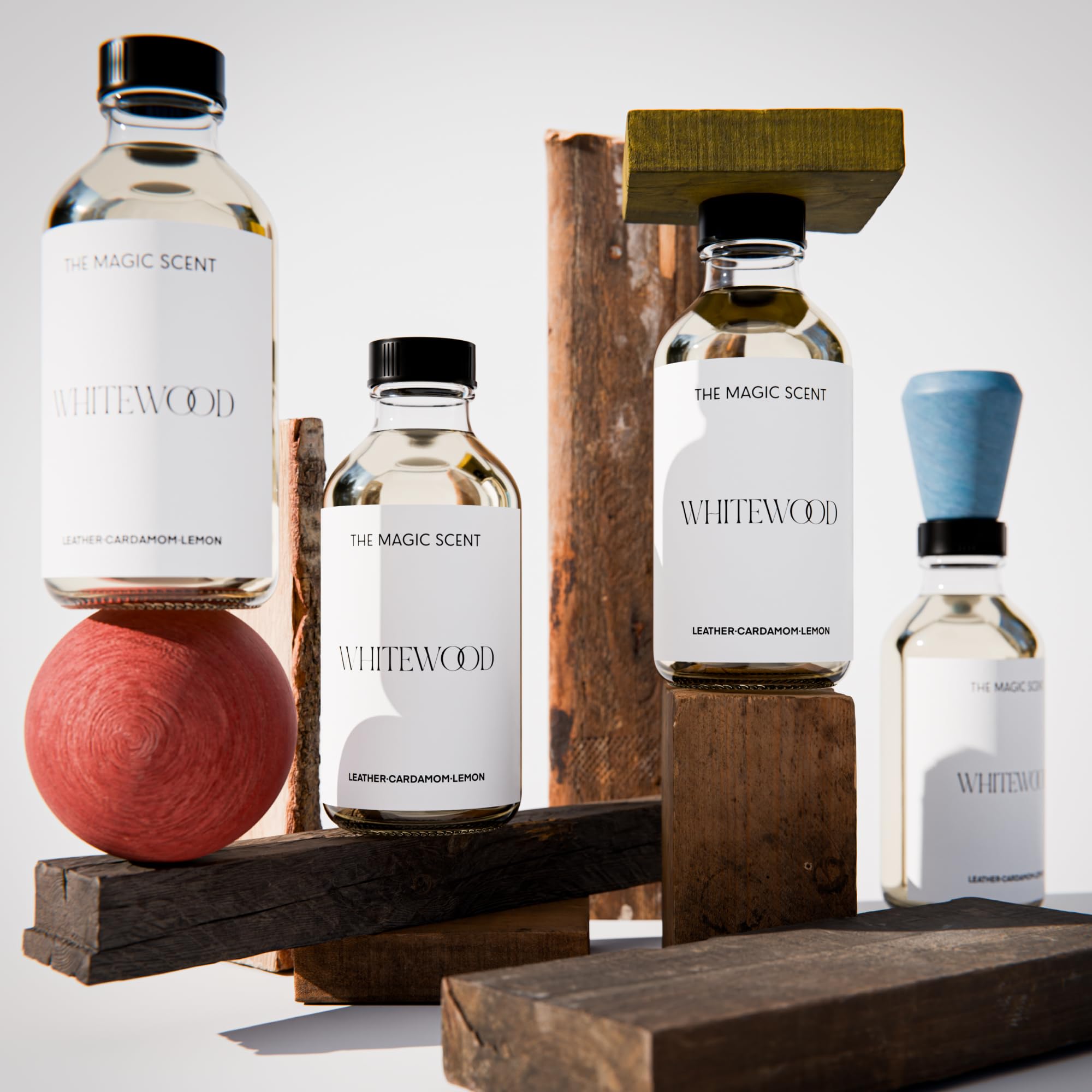 The Magic Scent Whitewood Diffuser Oil - Luxury Hotel & Home Scents Inspired by 1 Hotel Miami Beach (4 fl oz / 120 mL)