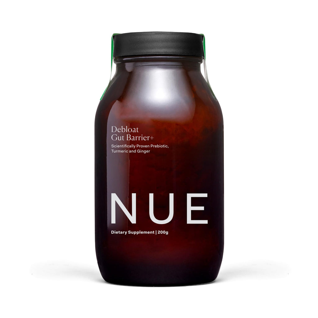 The Nue Co. Debloat Gut Barrier+ – Prebiotic with Turmeric & Ginger, 200g